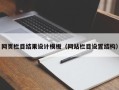南通网页栏目结果设计模板（网站栏目设置结构）